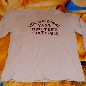 Vans long sleeve shirt